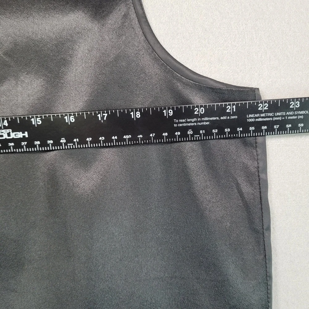 Daniel Ellissa Mens 4 Piece Vest Set Charcoal Grey Formal Tuxedo Medium NWOT‎
